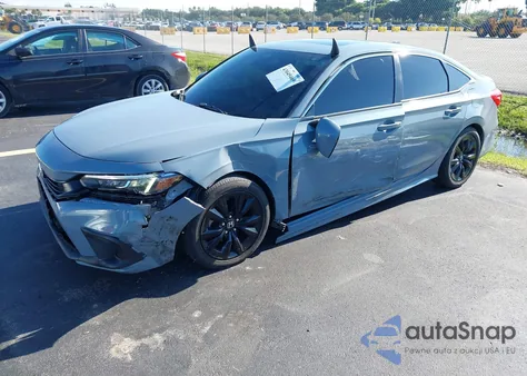 2023 Honda Civic Ex /Ex W/O Bsi из США, поврежденный, VIN 2HGFE1F72PH315878